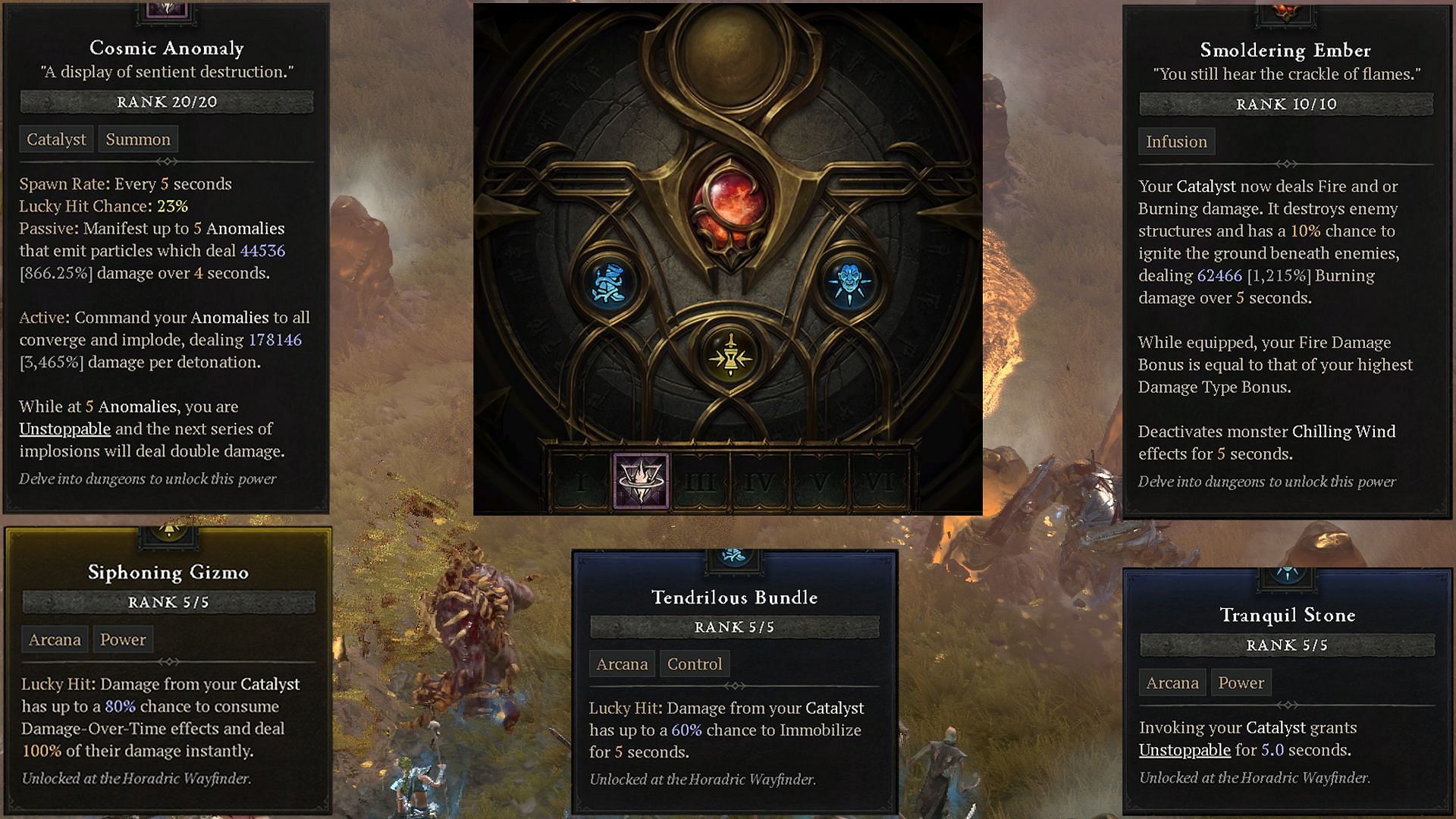 For Hydra Sorcerer, the goal is to amplify Burning Damage, summon scaling, and mana synergy while offering battlefield control and DoT layering (Image via Blizzard Entertainment)